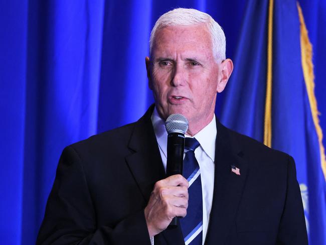 Mike Pence is one of a handful of GOP candidates with relevant foreign policy experience. Picture: Getty Images via AFP.