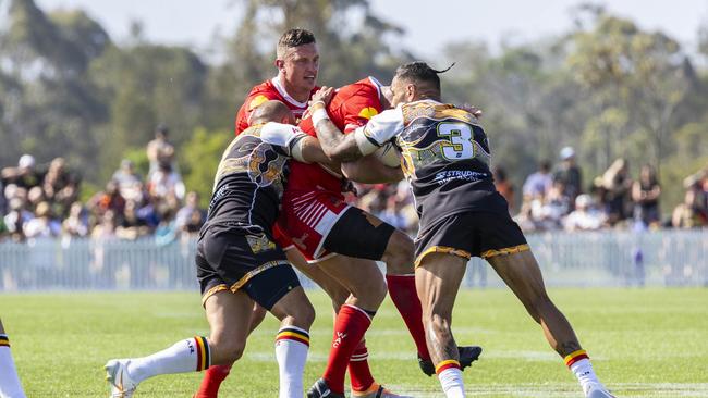 Men's Koori Knockout grand final, Walgett Aboriginal Connection vs Wiradjuri Aboriginal Rivers. Picture: Andrea Francolini