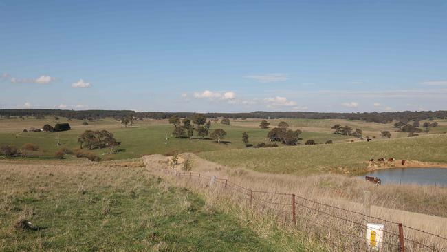 The site of the tailings dam for the Regis mine. Picture: Rohan Kelly