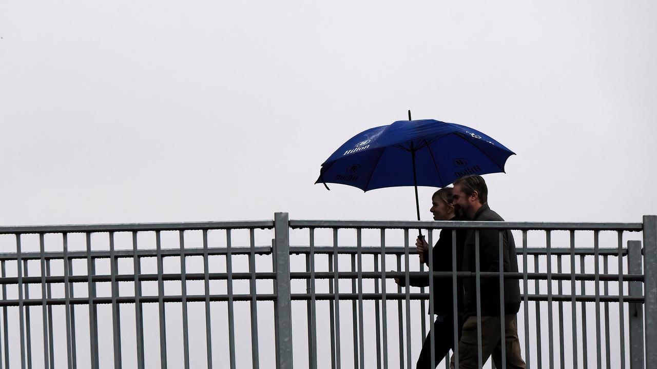 Victorians are bracing for further rain. Picture: NCA NewsWire / Luis Enrique Ascui