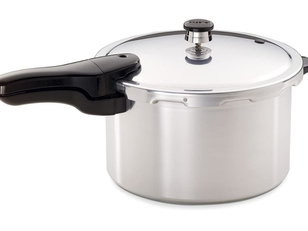 Place this pressure cooker on the stovetop and you're good to go.