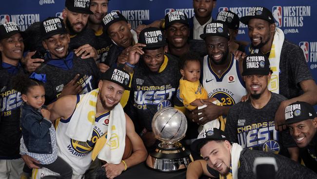 The Golden State Warriors will meet the Cleveland Cavaliers in the NBA Finals. Picture: AP