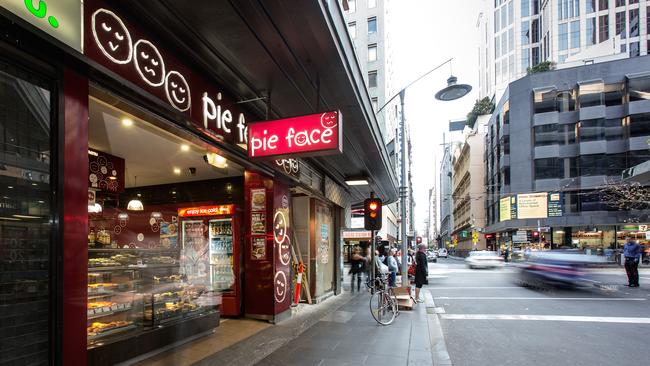Pie Face has 32 stores remaining. Picture: Mark Dadswell