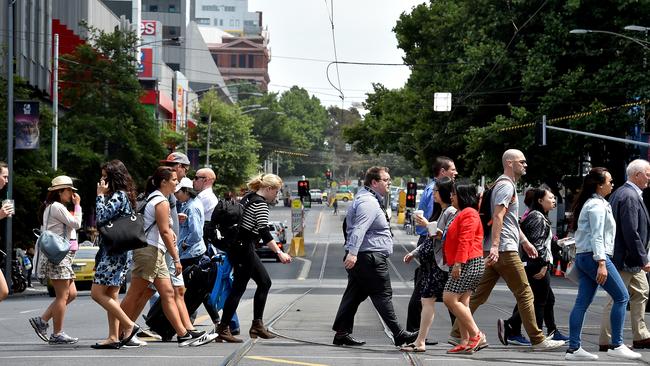 Melbourne’s population is booming and boosting economic growth. Picture: Jay Town