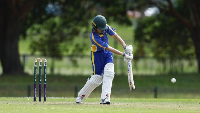 Simon Alderson put an exclamation mark on his excellent tournament. Picture: Michael Gorton