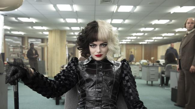 Emma Stone is said to be weighing her legal options over the Cruella release. Photo by Laurie Sparham. © 2021 Disney Enterprises, Inc. All Rights Reserved.