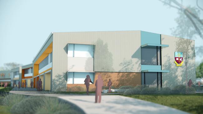 A picture depicting the proposed ‘Marian West’ Capital Development Project at the school’s Noarlunga Downs campus. Picture: Cardijn College