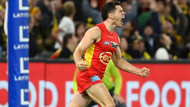 Classy forward Ben Ainsworth will return to the Gold Coast side to face Brisbane after overcoming a corky. Picture: Quinn Rooney / Getty Images