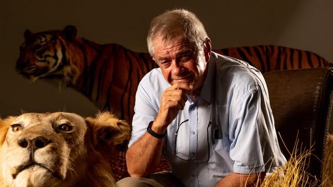 Professor Grahame Webb the owner of Crocodylus Park laments the temporary closure of the wildlife park due to the coronavirus pandemic. Picture: Che Chorley