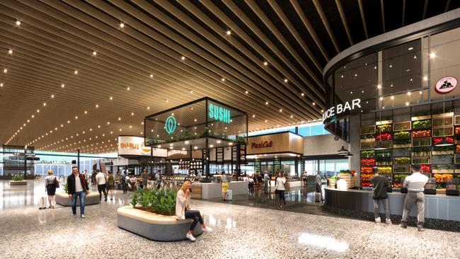 The proposed new food and beverage precinct. Picture: Supplied