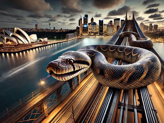 The threat of rail strikes is still slithering across Sydney. Image: ChatGPT