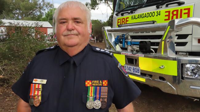 CFS Wattle Range group officer Fred Stent. Picture: Arj Ganesan