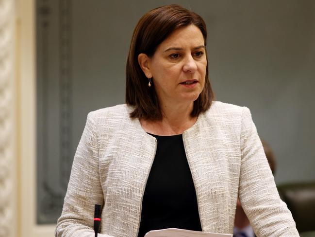 Leader of the Opposition Deb Frecklington during Question Time in Parliament. Pics Tara Croser.