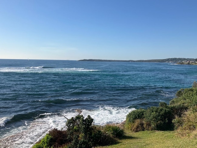 Shark Island near Cronulla on Tuesday morning. Picture: Eliza Barr