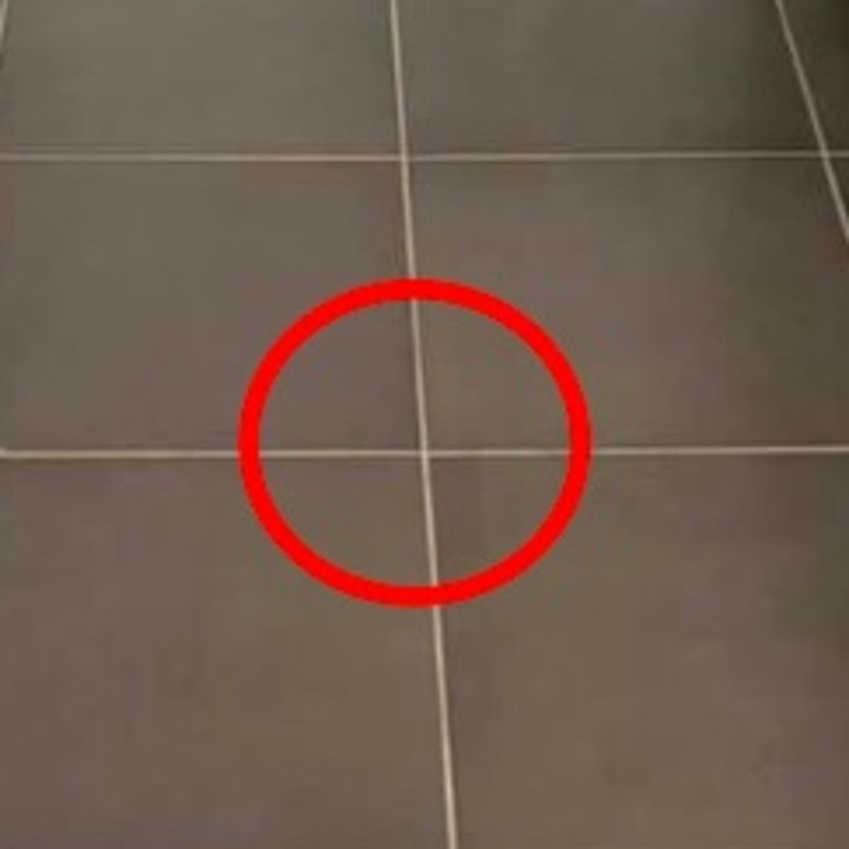 The steam cleaner left tile grout looking like new. Picture: Facebook/Kmart Mums.