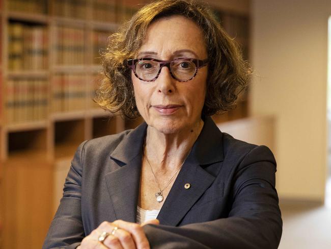 21/1/19: Retiring NSW Supreme Court judge Ruth McColl at the Supreme Court in Sydney. John Feder/The Australian.