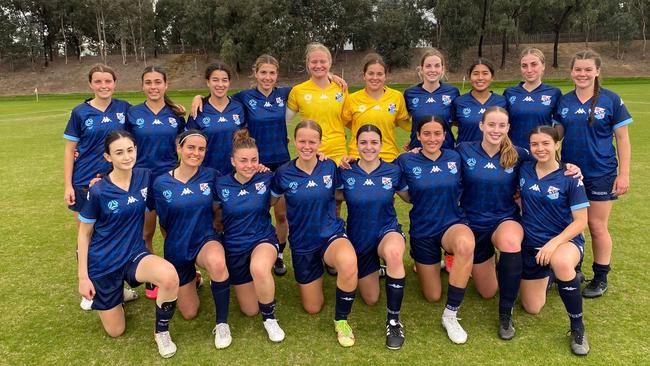 The NSW U18 Metro team at the 2022 National Training Centre Challenge. Photo: Football NSW