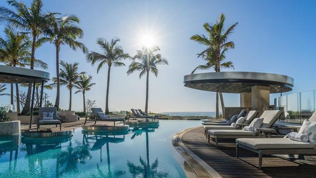 The pool at The Langham Gold Coast.