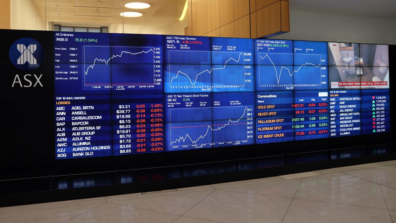The ASX has broken records multiple times in recent weeks. Picture: NCA NewsWire/David Swift