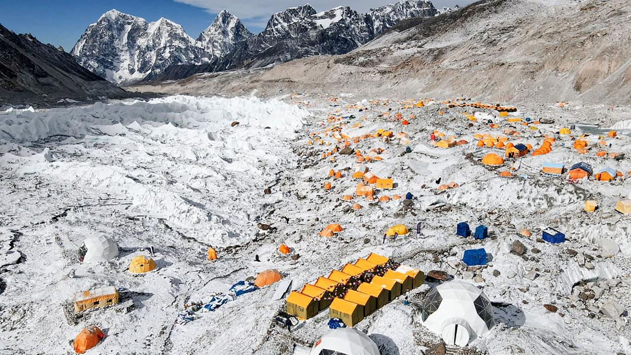 This season alone has seen six people confirmed dead on Everest. Picture: TASHI LAKPA SHERPA / AFP.