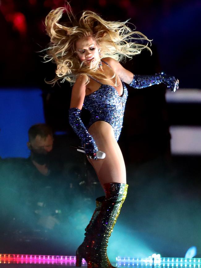 The singer performs at Sydney’s Mardi Gras.