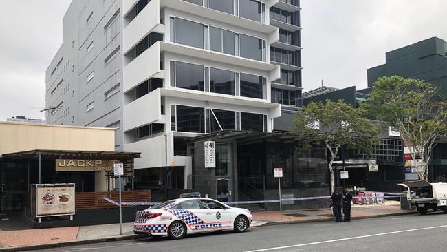 A crime scene has been established at Barolos Restaurant in Toowong after shots were fired into the building.