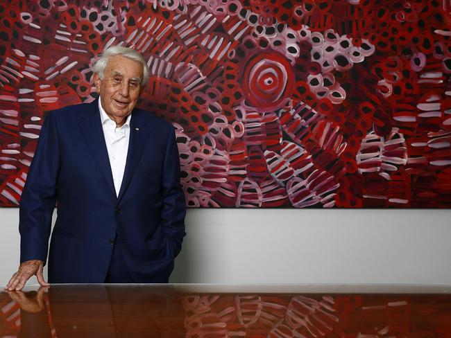 WENTWORTH COURIER ONLY. Harry Triguboff in his office at Meriton. Picture: John Appleyard