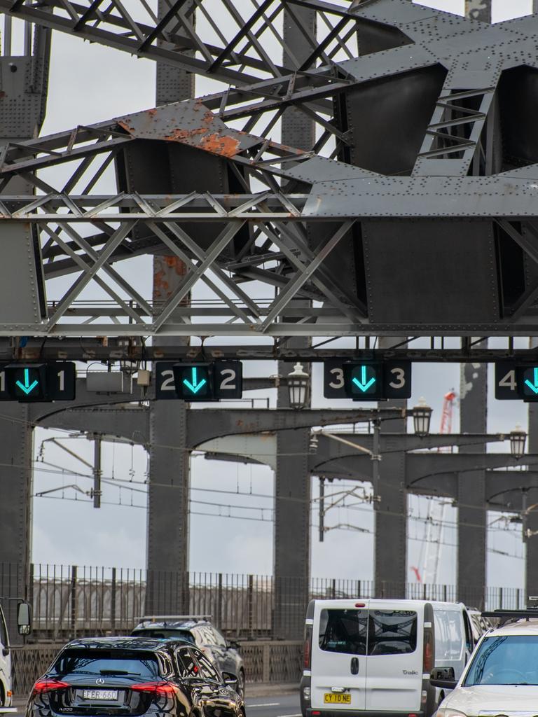 Eight per cent of the lateral cross-bracing beams are impacted by rust. Picture: supplied.