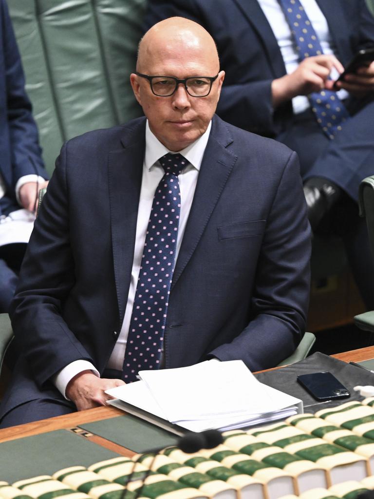 Leader of the Opposition Peter Dutton. Picture: NCA NewsWire / Martin Ollman