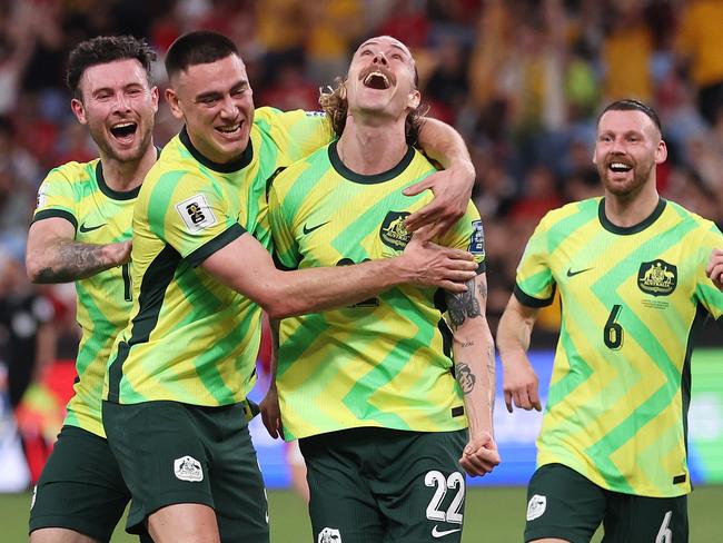 The Socceroos are fighting to qualify directly to the 2026 FIFA World Cup. Picture: Getty Images