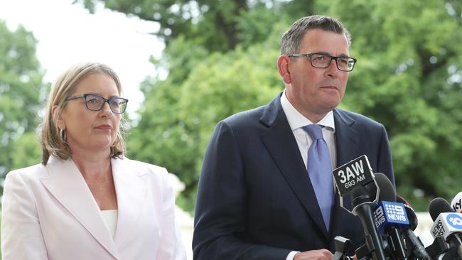 Deputy Premier Jacinta Allan has been front and centre of the government’s daily appearances. Picture: David Crosling