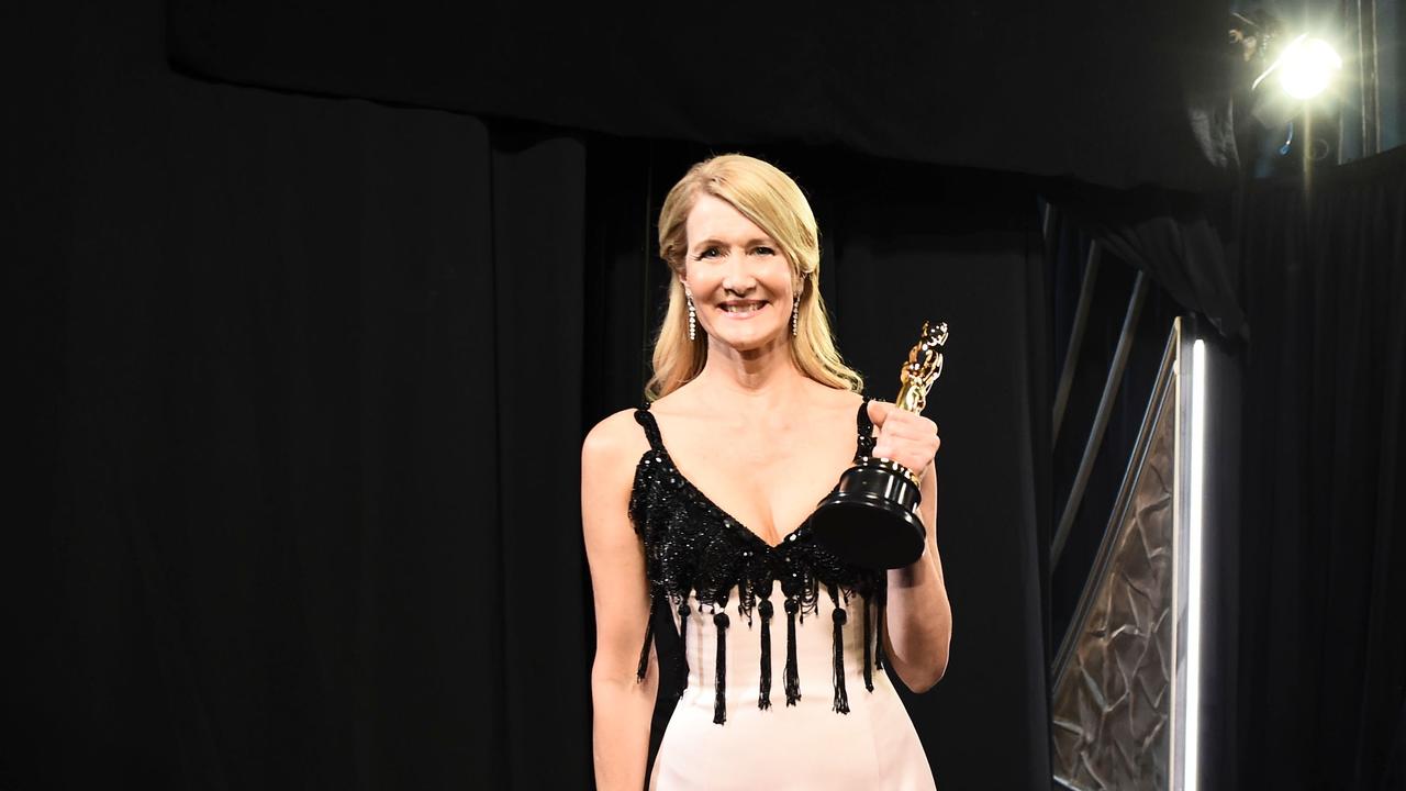 Laura Dern poses backstage during the 92nd Annual Academy Awards.