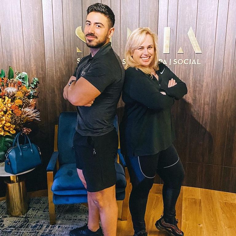 The actress trains with celebrity trainer Jono Castanoacero.