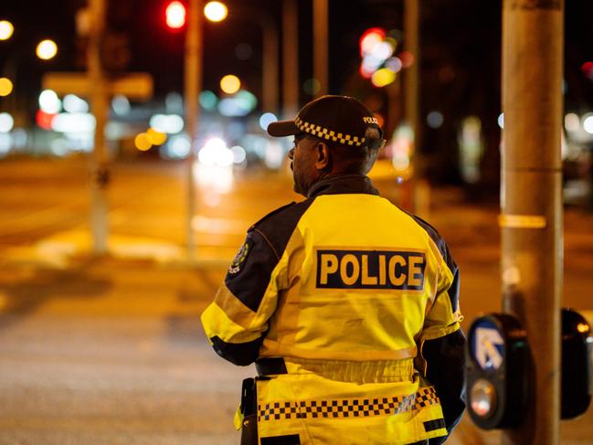 These tests were carried out at night, but police are also disrupting intersections by carrying out tests during the day. Picture: The Advertiser/ Morgan Sette
