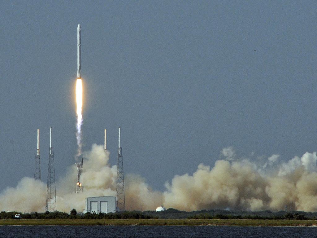 The plan … a successful Space X rocket launch platform at Cape Canaveral, Florida.