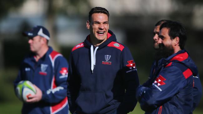 Mitch Inman, set to make his 100th Super Rugby appearance, on the sidelines at Gosch’s Paddock.