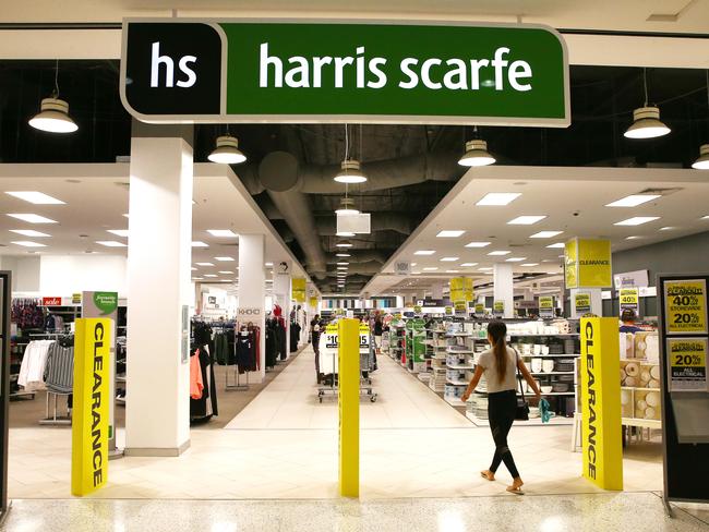 The Harris Scarfe department store is closing down. PICTURE: BRENDAN RADKE