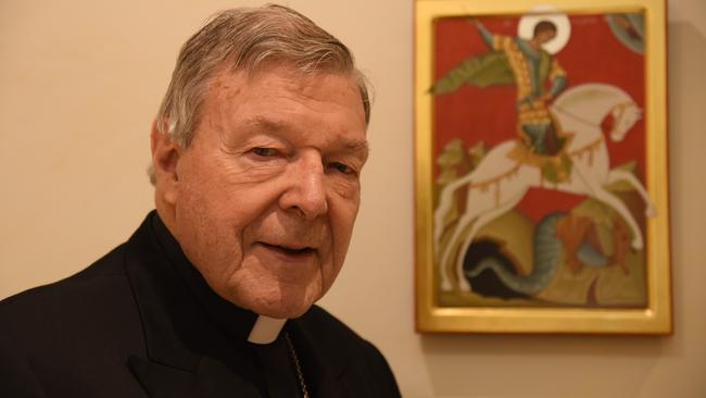 Cardinal George Pell served 405 days in prison before he was acquitted. Picture: Victor Sokolowicz