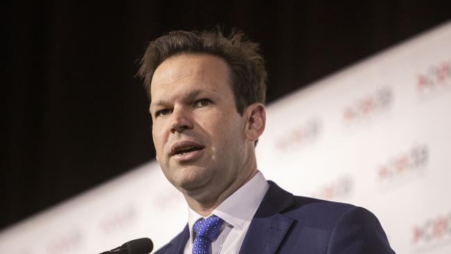 Federal Minister for Resources Matt Canavan. Picture: AAP Image/Glenn Hunt