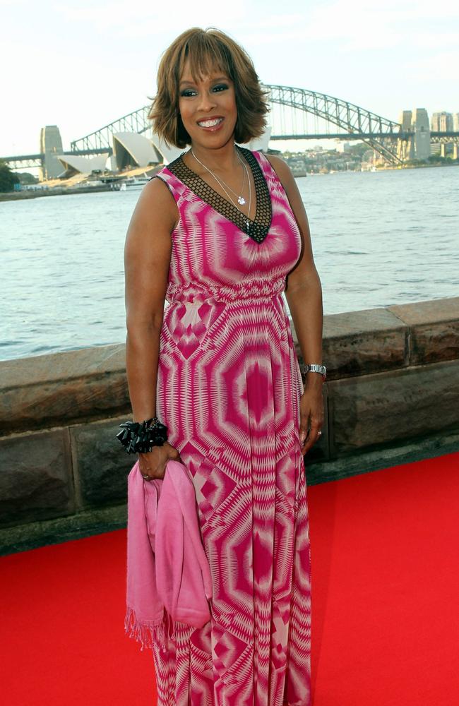 Gayle King at Oprah‘s party in Sydney during the talk-show queen’s Australian tour.