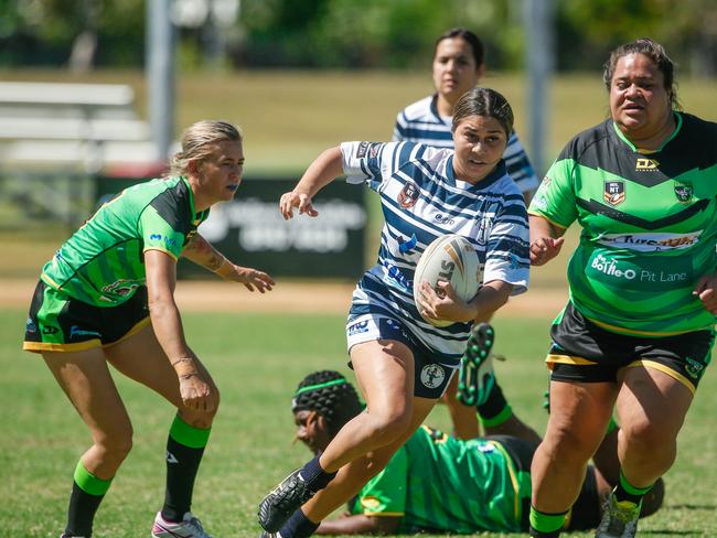 Talia Corrie starred in performance against Palmerston Raiders. Picture Glenn Campbell