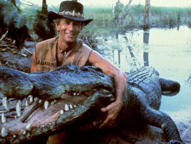 Croc of gold ... Paul Hogan is grateful for winning the lottery of life.