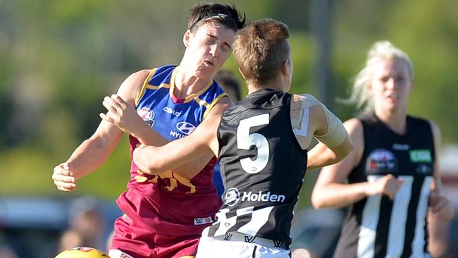 Sam Virgo can’t wait to get back into the thick of it.. (Photo by Bradley Kanaris/AFL Media/Getty Images)