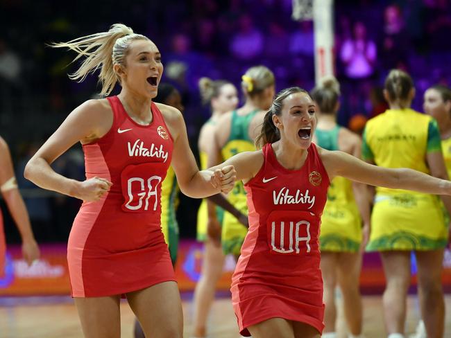 England’s proposed new professional league is a great threat to Super Netball in Australia. Picture: Ashley Vlotman/Gallo Images/Netball World Cup 2023 via Getty Images