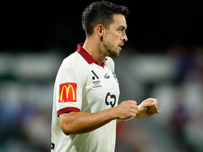 Zach Clough will return to Adelaide United’s starting team on Saturday night. Picture: James Worsfold/Getty Images