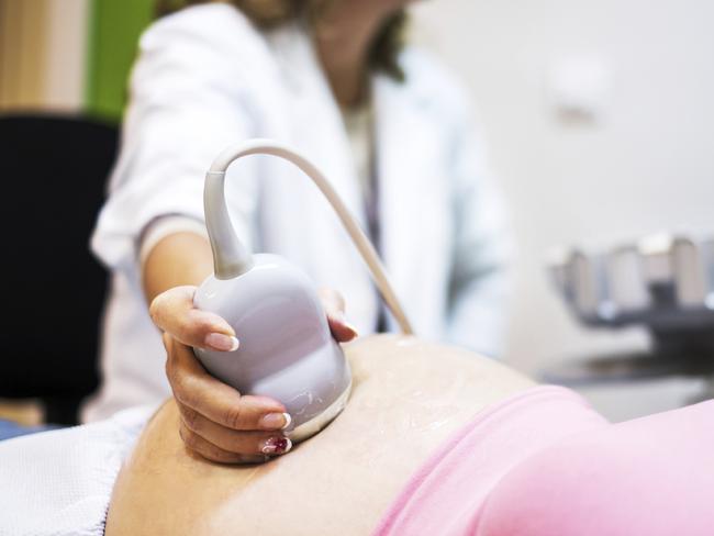 Generic photo of a pregnant woman in hospital. Picture: iStock