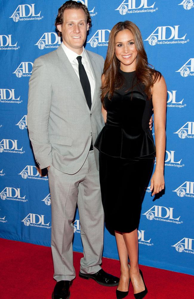 Meghan Markle and her ex-husband Trevor Engelson in 2011. Picture: Getty