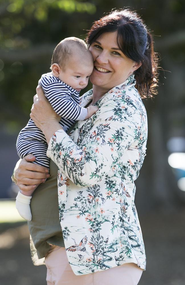 Susan Mosey said being a single mum allowed her to give her undivided attention to her son. Picture: Dylan Robinson