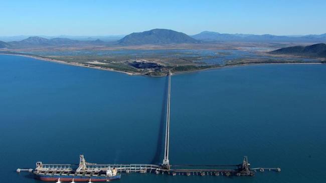 The Abbot Point coal terminal.