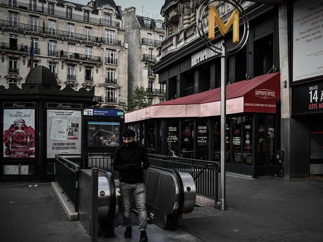 France has been in lockdown for more than a month. Picture: AFP